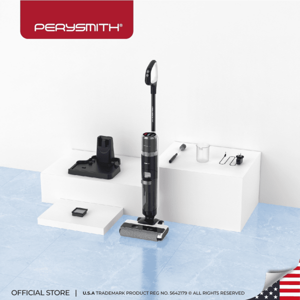 PerySmith Ai9 Lite Smart Cordless Wet Dry Vacuum Cleaner Handheld Floor Scrubber Washer - Image 2