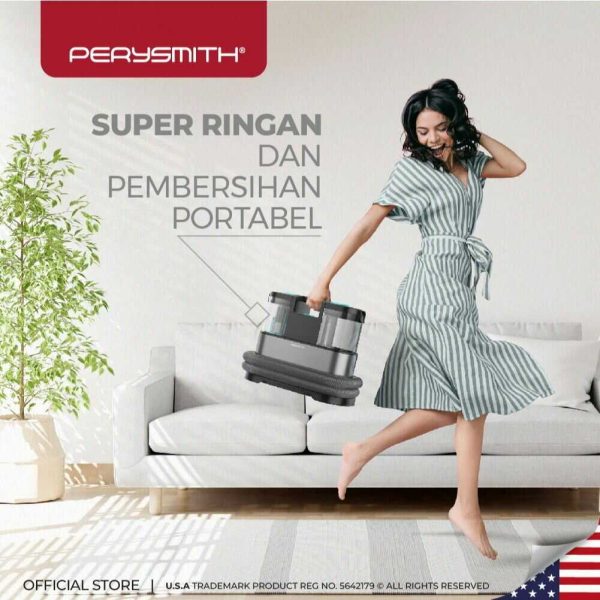 PerySmith M2 Suction Wet Vacuum Cleaner - Mesin Penyedot Debu Karpet Rumah - Image 5