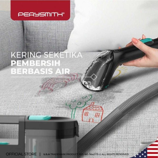 PerySmith M2 Suction Wet Vacuum Cleaner - Mesin Penyedot Debu Karpet Rumah - Image 3