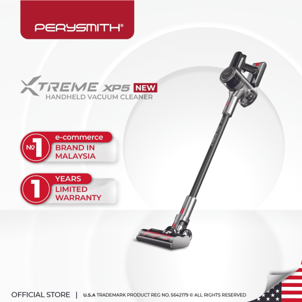 PerySmith XP5 NEW Cordless Vacuum Cleaner Handheld 2-in-1