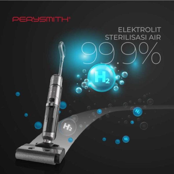 PerySmith Ai9 Pro Smart Cordless Handheld Wet Dry Vacuum Cleaner Self Cleaning Floor Washer Scrubber - Image 4