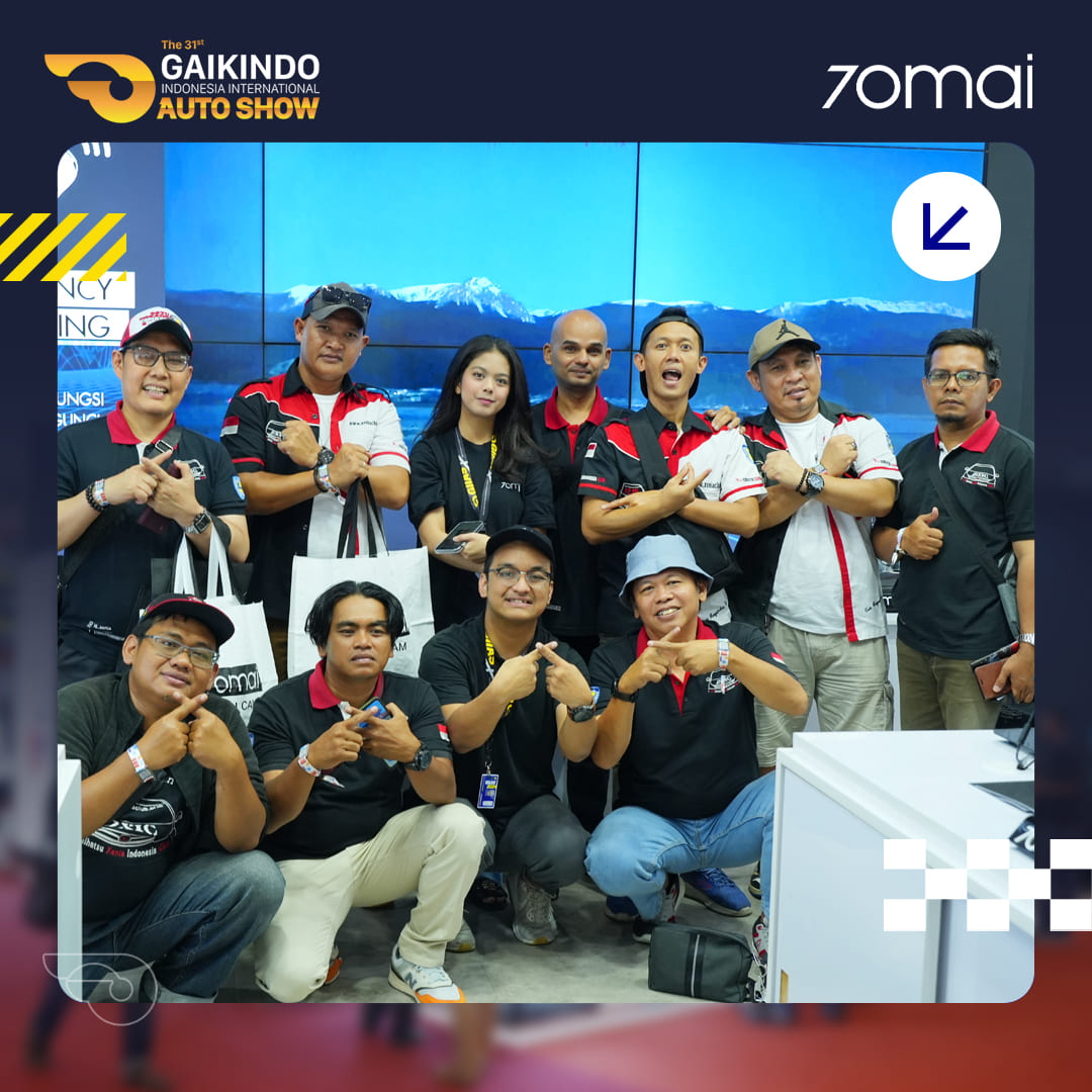 Read more about the article Semakin Hari Semakin Ramai, Kini Giliran Komunitas DXIC Kunjungi Booth 70mai di GIIAS 2024