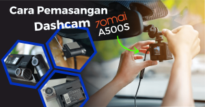 cara pasang dashcam 70mai a500s