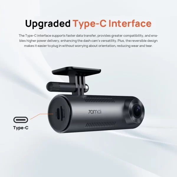 Dashcam 70mai M310 2K QHD Pengawasan Parkir 24 Jam Voice Control FOV 130° - Image 4