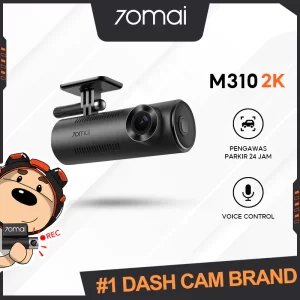 Dashcam 70mai M310 2K QHD Pengawasan Parkir 24 Jam Voice Control FOV 130°