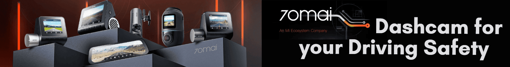 banner ads dashcam 70mai