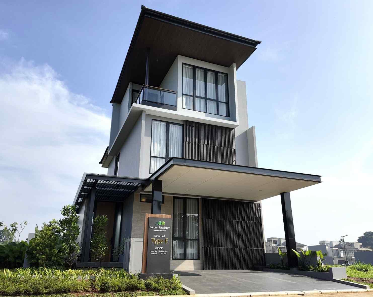 Jual Rumah Baru 3 Lantai Tipe E, Garden Residence